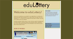 Desktop Screenshot of edulottery.com